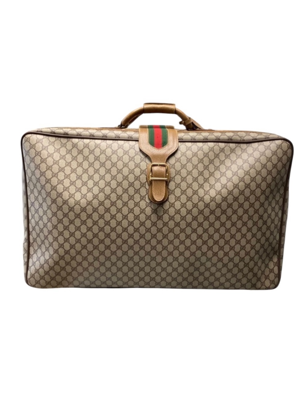 Gucci Vintage XLarge Travel Luggage Bag